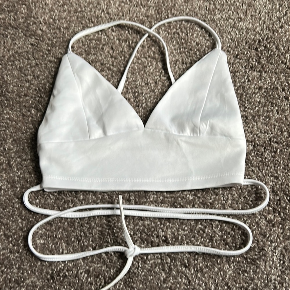 White Crop Top